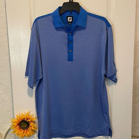Footjoy Performance Stretch Golf Polo. Size M. “The Georgia Club” logo. - Picture 1 of 5